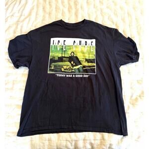 Ice Cube Unisex Large Black Today Was a Good Day Graphic Cotton TShirt Crew Neck